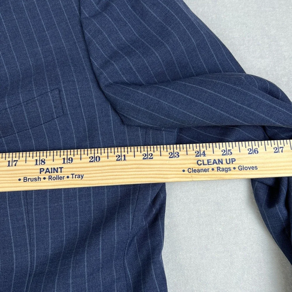 Brooks Brothers Drago 1818 Regent Blazer 45 R / W39 Navy Wool Made In Italy